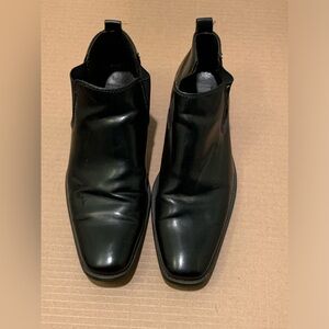 Natha Studio Leather Ankle Boot Men's Size 9 Black Made in Italy